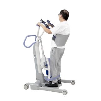 Arjo rugsteunband afveegbaar met veiligheidsband en clips