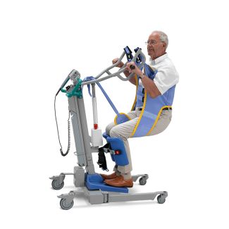 Arjo rugsteunband met veiligheidsband en beenslips met clips