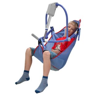 Arjo standaardtilband met hoofdsteun en beenslips met clips