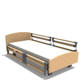 Elvido Movo hoog-laag bed met gedeelde bedhekken