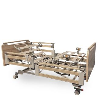 Hoog-laag bed met gedeelde bedhekken