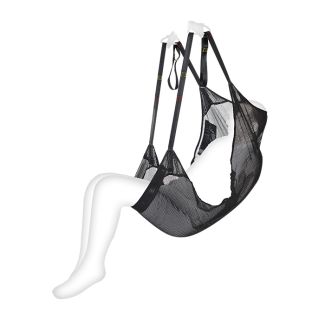 Joy in Care longseat verblijfstilband netpolyester zwart met lussen